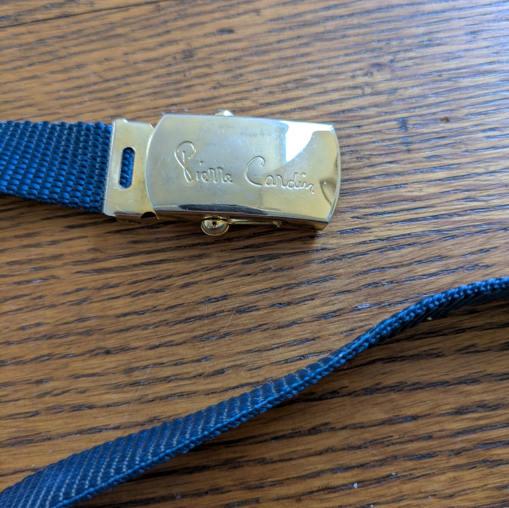 Pierre Cardin vintage blue belt 38"